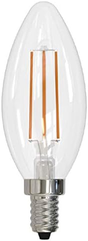 פריט בולבריט 776856, נורת מנורת נימה לד, 4.5 וואט, 2700 קראט, לשימוש בנברשות ופמוטים, ניתן לעמעום מלא, שווה ערך ליבון של 40 וואט