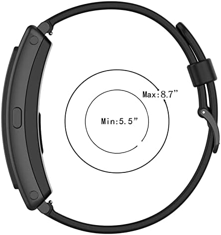 Lamshaw 16 ממ Watchband, תואם ל- Hengto H39 פלוס להקה, החלפת סיליקון רצועות רצועות רצועות רצועות רצועות Bocloud Smart Watch 1.45 / MorePro