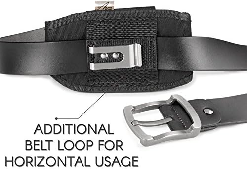 AGEZ נושאת תיק עבור ANS H450R קמפינג מחוספס כבד מחוספס, טיולים רגליים, קבלן חיצוני קנבס אנכי כיסוי כיסוי כיסוי עם לולאת חגורה, קליפ חגורת