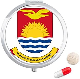 קיריבטי אוקיאניה לאומי סמל גלולת מקרה כיס רפואת אחסון תיבת מיכל מתקן