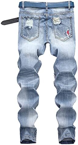 מכנסי ג'ינס של ZDFER לגברים בצבע אחיד מזדמן מכנסי עיפרון מכנסיים חורים מרופדים מכנסיים מכנסיים רוכסנים מכנסי טרנינג רזה